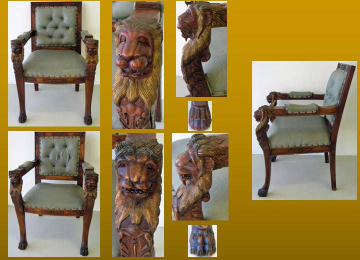 19th Century A pair of Chinese Export chairs in the Continental taste For Sale