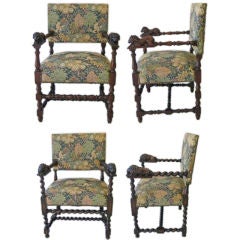 pair of 19th.c. Italian drawing room chairs