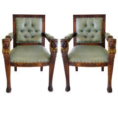 A pair of Chinese Export chairs in the Continental taste