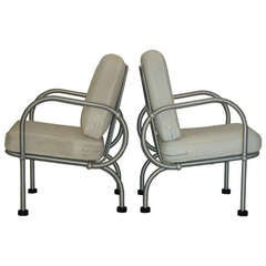 Vintage Pair of Warren McArthur "Cocktail Comfort Chairs"  Circa 1946