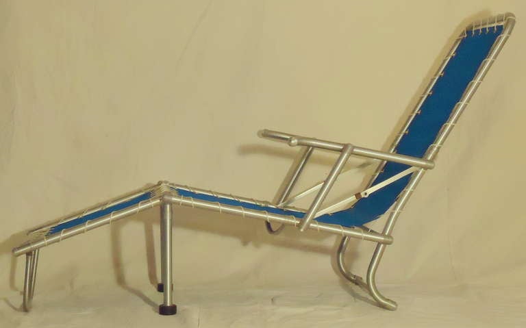 Warren McArthur Prototype Folding Chaise, circa 1935 In Excellent Condition In Camden, ME