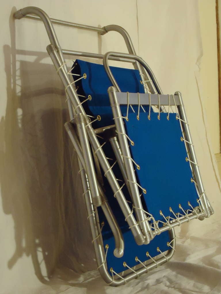 American Warren McArthur Prototype Folding Chaise, circa 1935