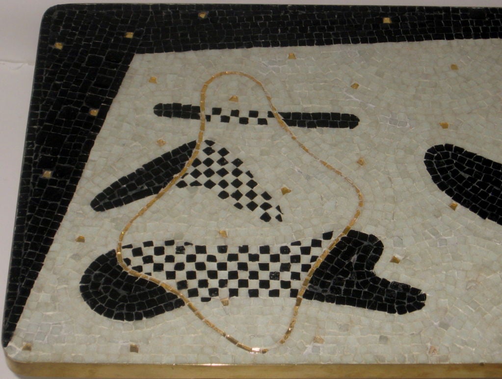 Mosaic Tile Cocktail Table Genaro Alvarez C. 1955 1