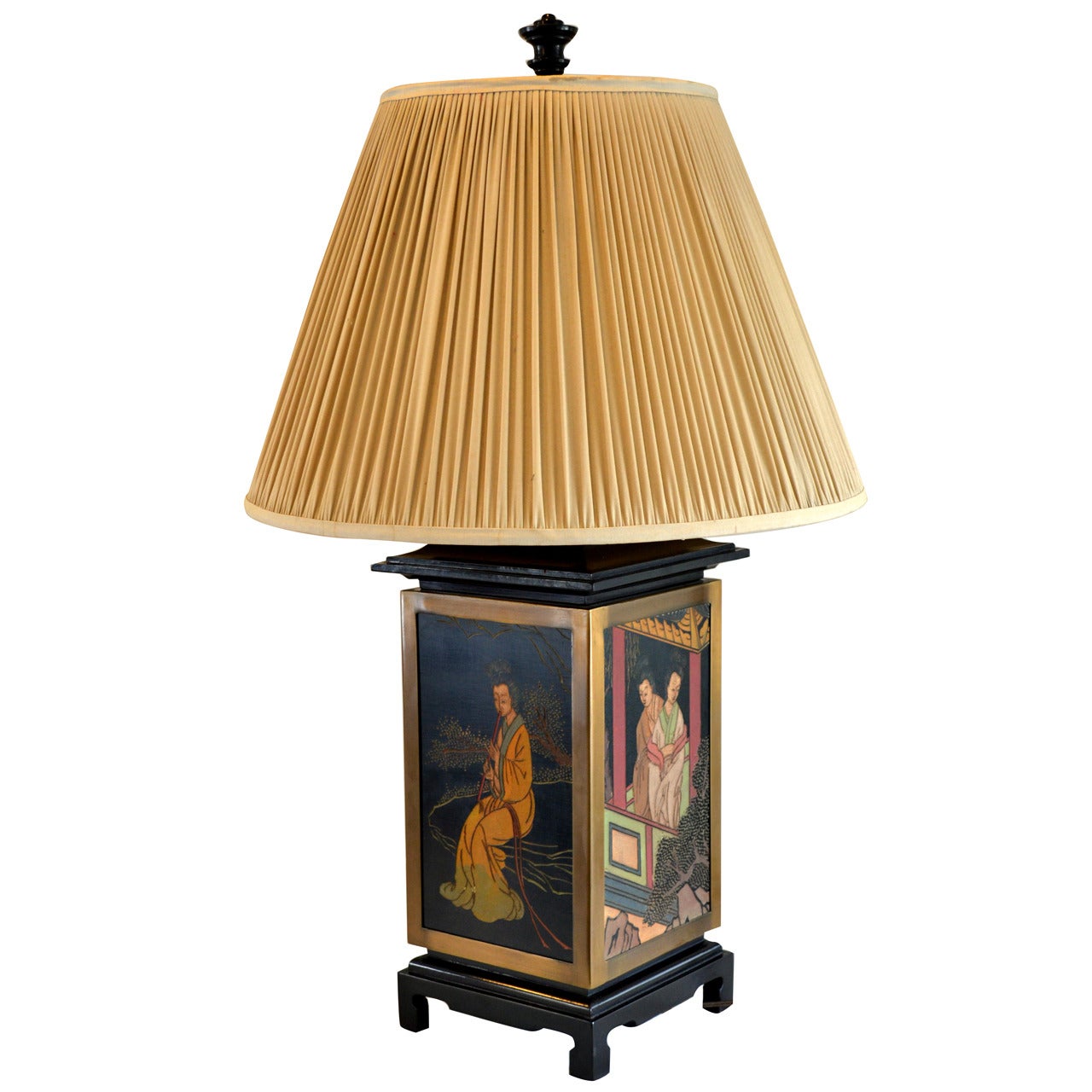 Norman Perry Asian Modern Table Lamp For Sale