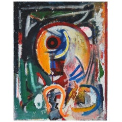 Painting D K Parrot Chinese Characters 1993