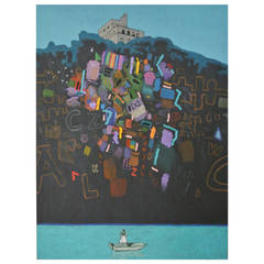 "The Castle" Painting by James Strombotne 3