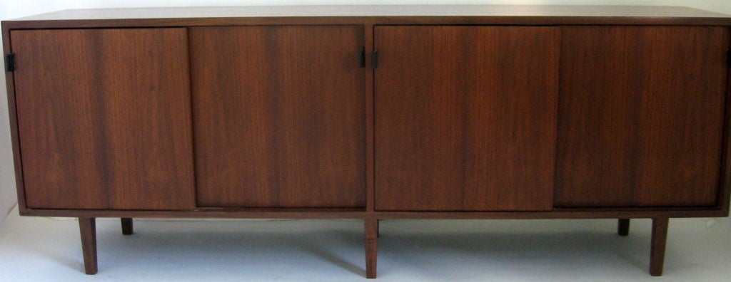 Florence Knoll Walnut File Cabinet 1950's