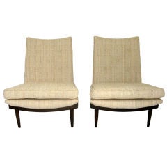 Pair of Nakashima Slipper Chairs Widdicomb Origins 1958