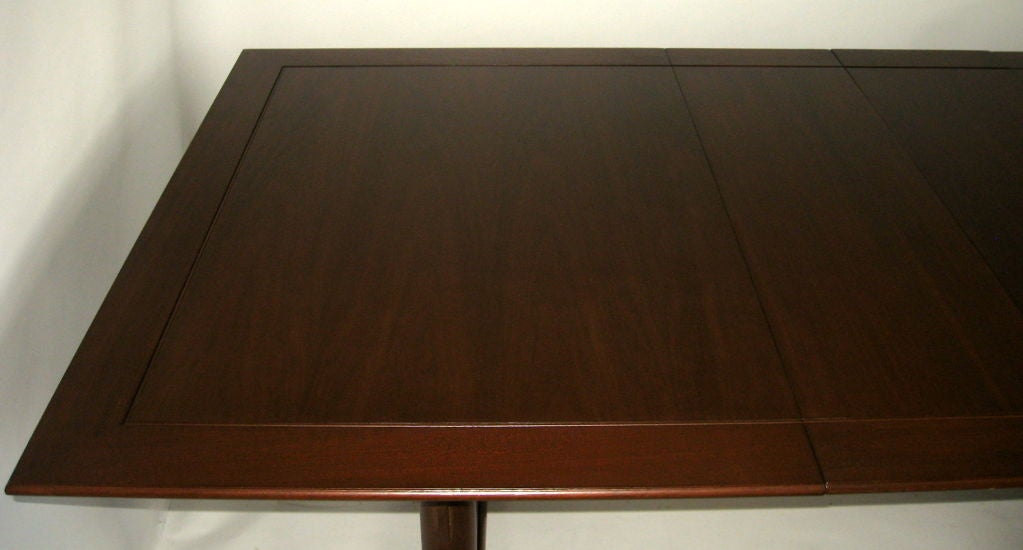 20th Century Dining Table Oriental Style Walnut Stratford House, 1953 For Sale