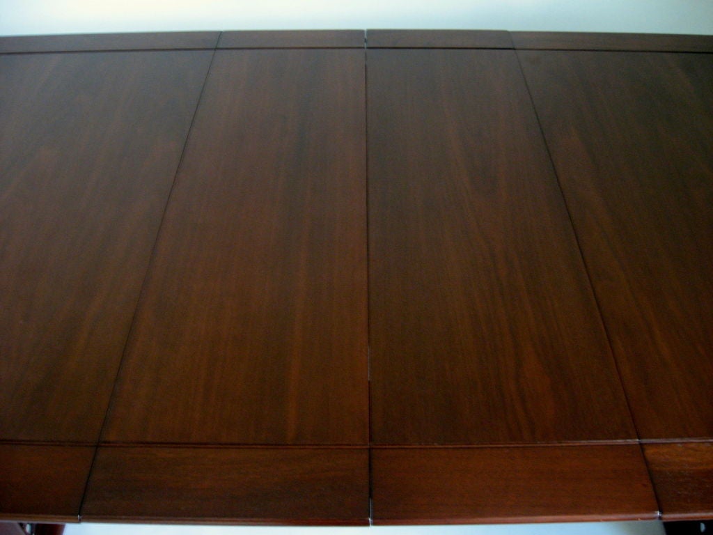 Dining Table Oriental Style Walnut Stratford House, 1953 For Sale 1