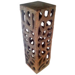 Pierced Ceramic Stand 1970's