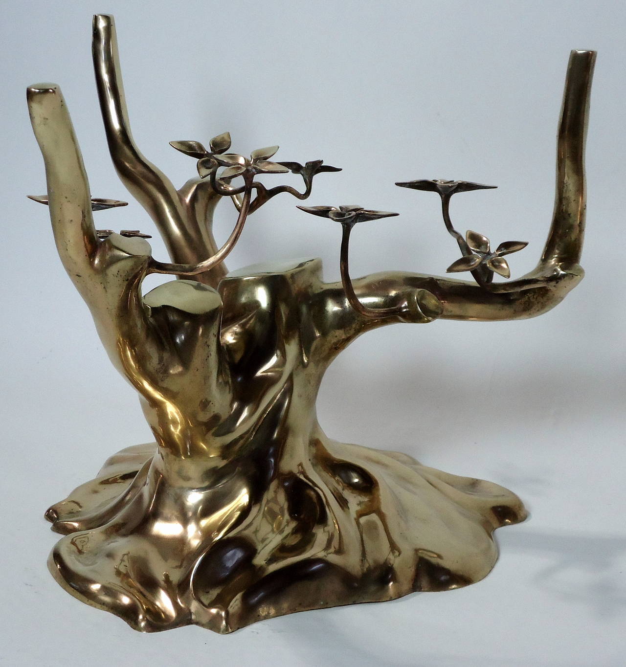 Late 20th Century In the Style of Willy Daro Cast Bronze Bonsai Coffee Table , circa 1970