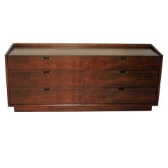 Retro Glenn of California Walnut Chest of Drawers 1950's