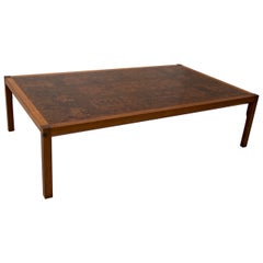  Danish, Coffee Table by Tranekaer composed of exotic hard Woods, 1970s