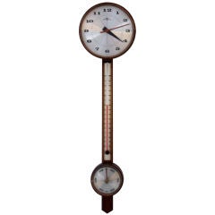 Retro George Nelson Howard Miller Weather Station Rosewood