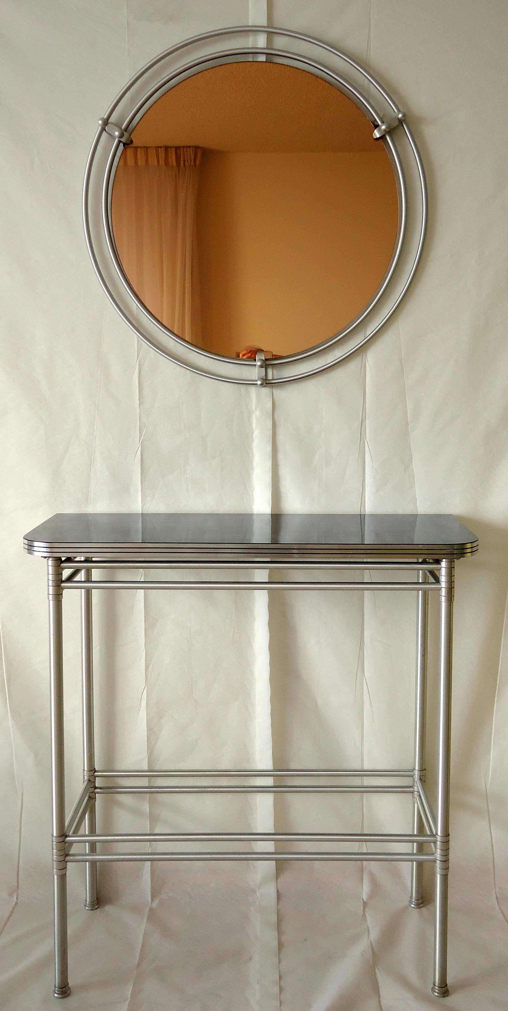 1938 Warren McArthur Console and Mirror.