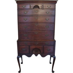 Eldred Wheeler Queen Anne Highboy in Cherry, circa 1980