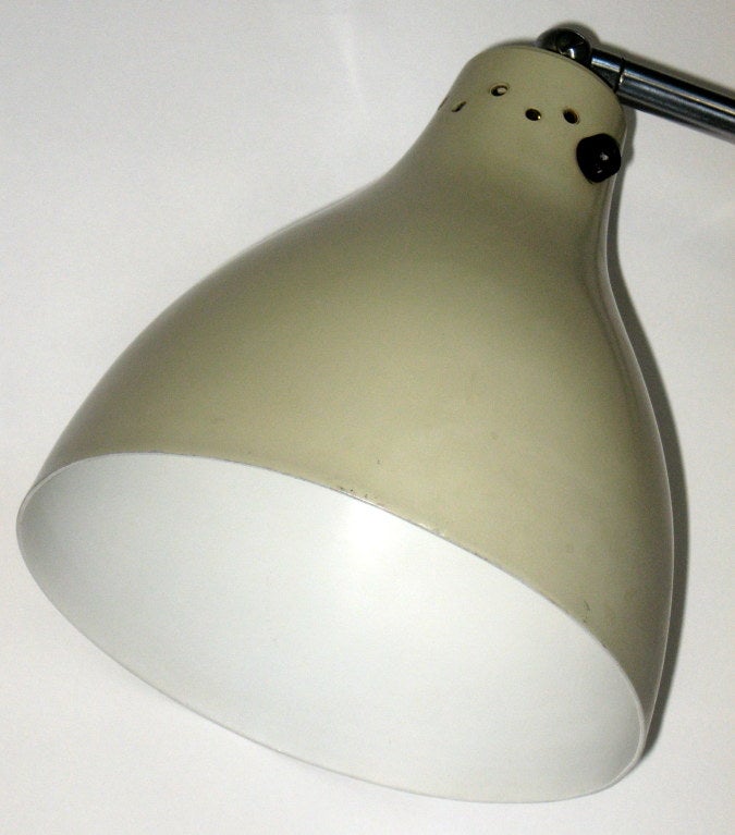Mid-Century Modern Greta Von Nessen Adjustable Swing Arm Wall Lamp