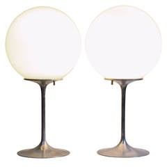 Bill Curry  "Stemlites" Pair of Table Lamps for Design Line circa 1965