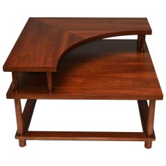 T.H. Robsjohn-Gibbings Two Tier End Table for Widdicomb 1950