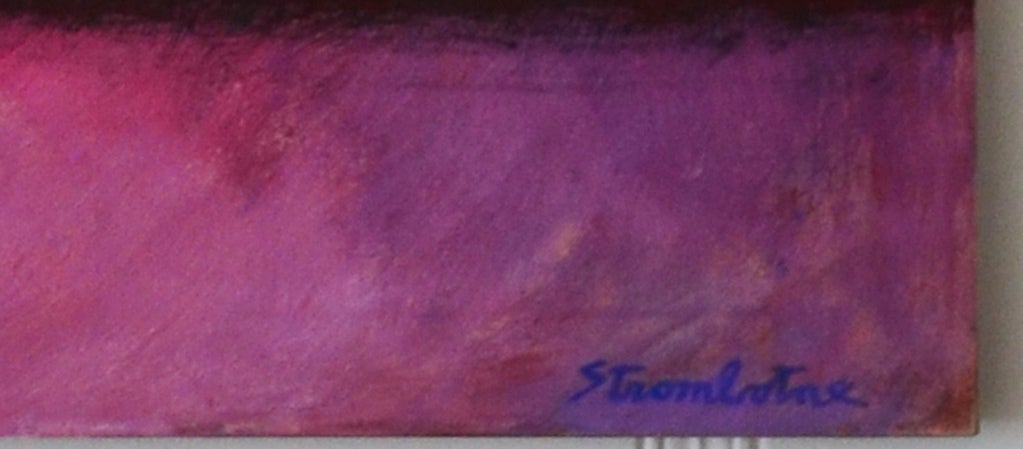 Brushed James Strombotne Painting 