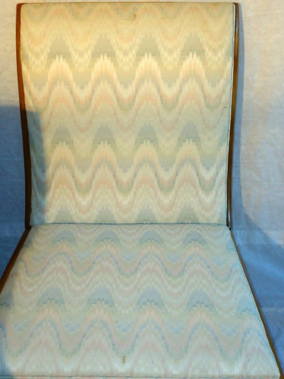 Set of 6 Robsjohn-Gibbings Saber Leg Dining Chairs 1953 2