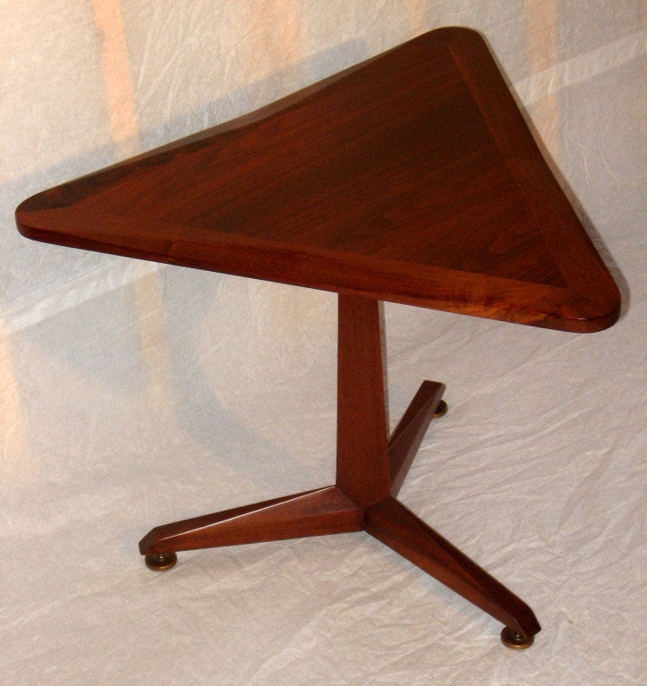 black walnut end table