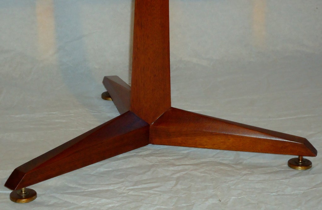 Black Walnut Triangular End Table c.1955 2