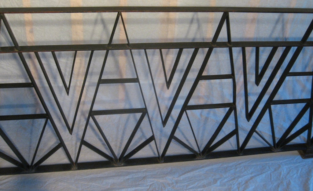 Painted Albert Chase McArthur Entrance Railing for the Arizona Biltmore 1928  For Sale