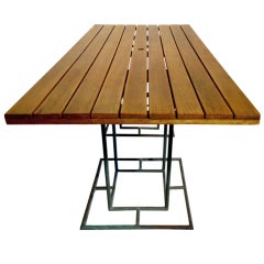 Vintage Walter Lamb Studio Dining Table From The Coral Casino 1948
