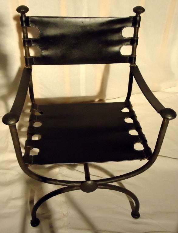 Suite of Four Black Arthur Court Director Chairs, circa 1976 In Excellent Condition In Camden, ME