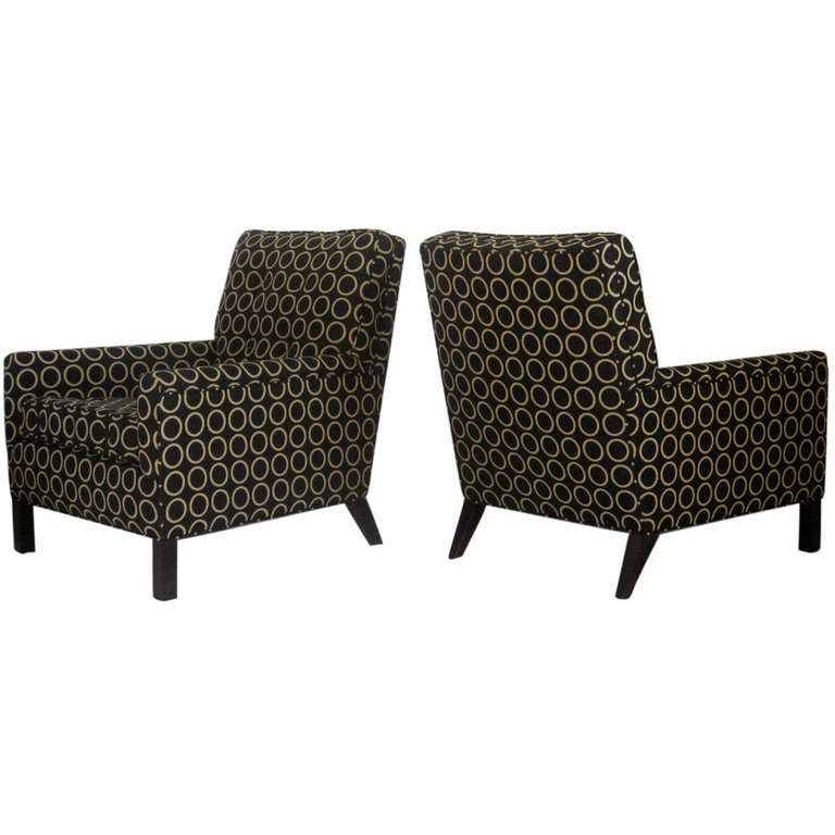 Pair of Lounge Chairs by T.H. Robsjohn-Gibbings, 1954 for Widdicomb For