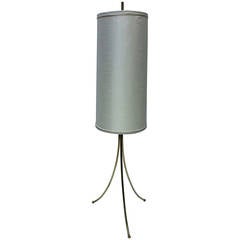 Brass Tripod Floor Lamp in the Style of Robsjohn-Gibbings, 1950 8