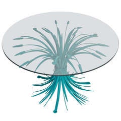 Vintage Italian Hollywood Regency End Table with a Creative Twist of Color 10