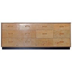 Henredon 'Scene Two' Dresser with Olive Burl and ebony inlay, , circa 1970