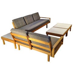 Modular Sofas and Tables Martin Borenstein Brown Saltman 1958