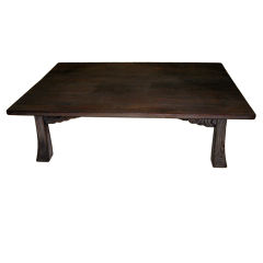 Japanese one plank sugi wood low table