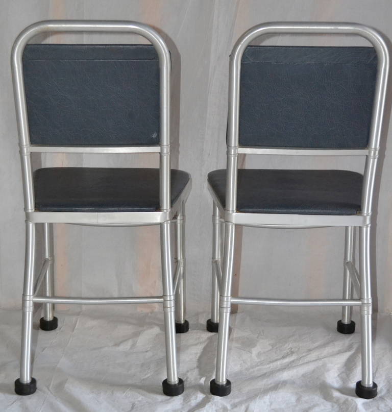 Art Deco Warren McArthur Classic Pair of Side Chairs, circa 1938