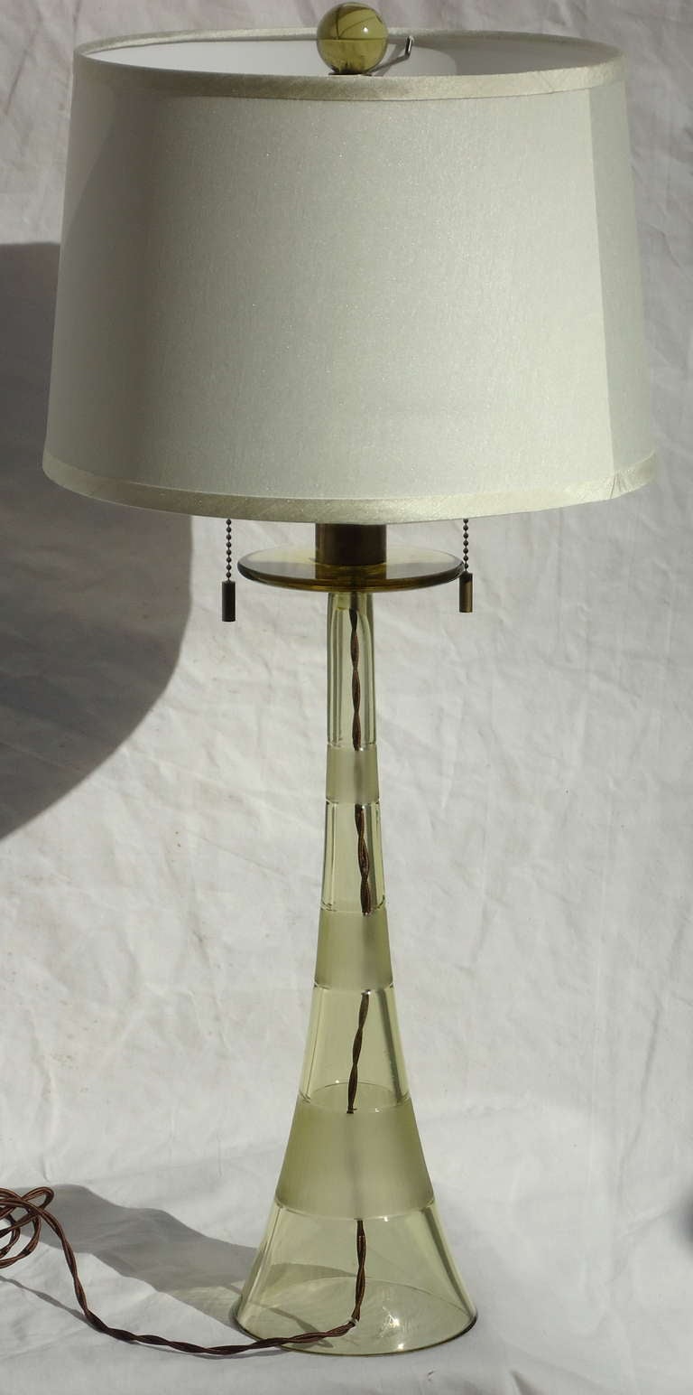 Murano Glass Table Lamp John Hutton Donghia, circa 1980 2