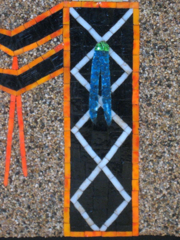Mosaic Tile Sand Painting of Navajo Yeibichai 2