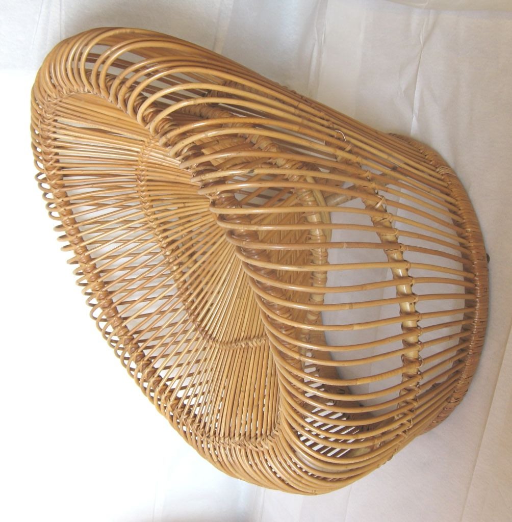 Pair of Bamboo Reed Lounge Chairs from Bruce Goff Project 1965 3