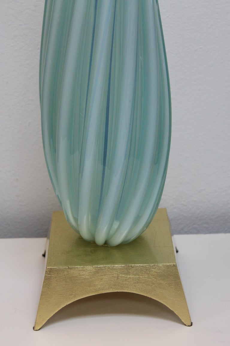 Murano Turquoise Lamp