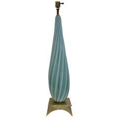 Murano Turquoise Lamp