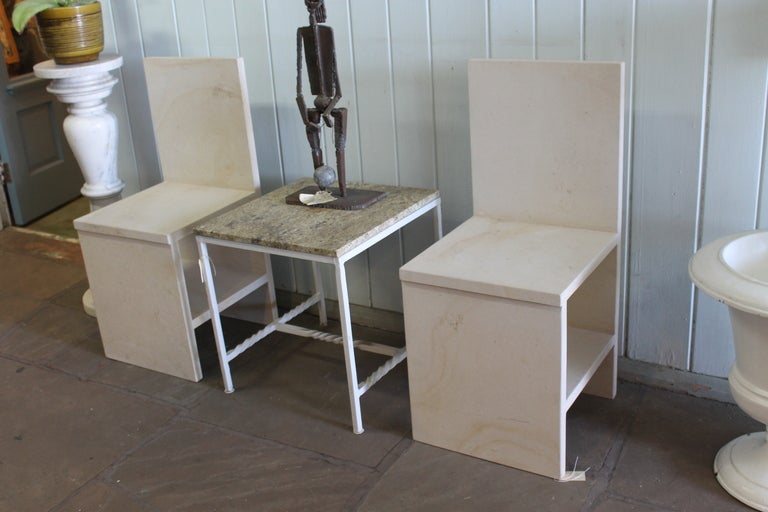 American Limestone Chairs