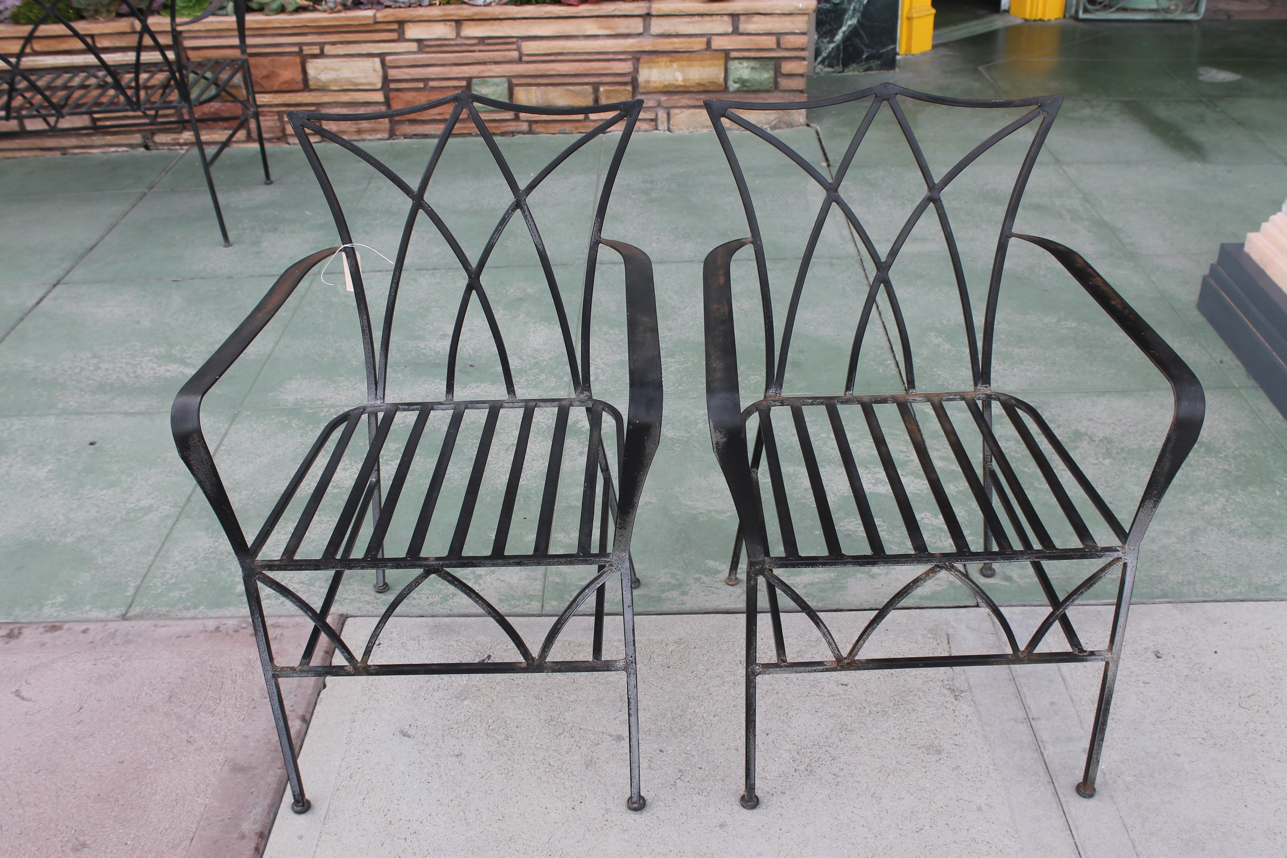 Hollywood Regency Patio Chairs