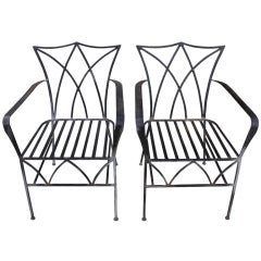 Hollywood Regency Patio Chairs