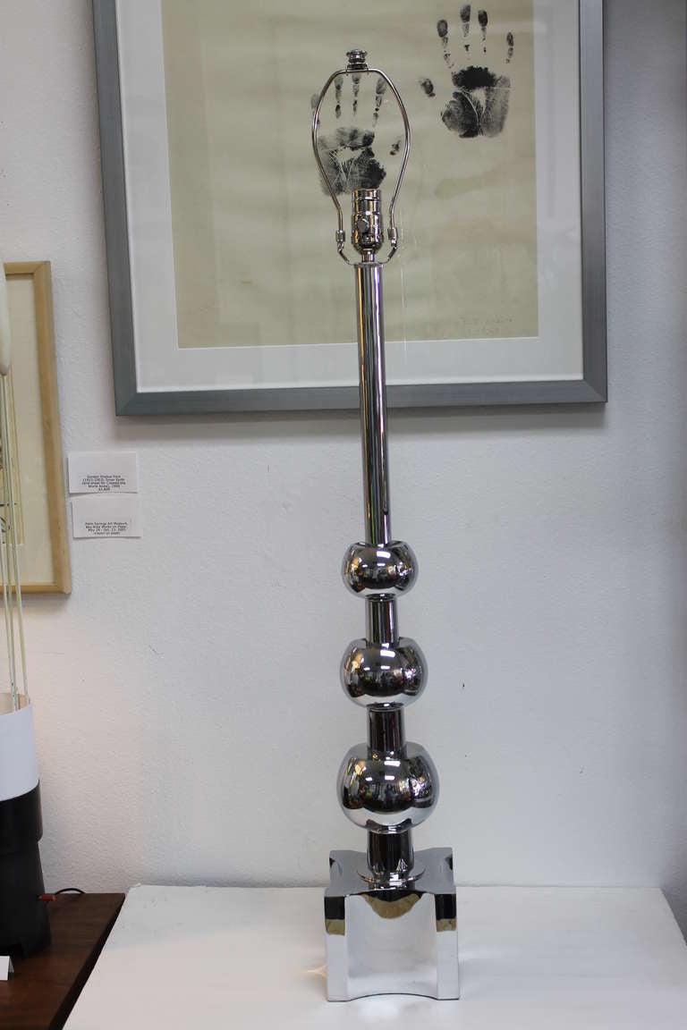 American Chrome Lamp by the Stiffel Lamp Co.