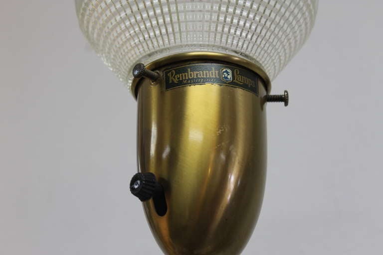 Ceramic Pair of Monumental Rembrandt Lamps