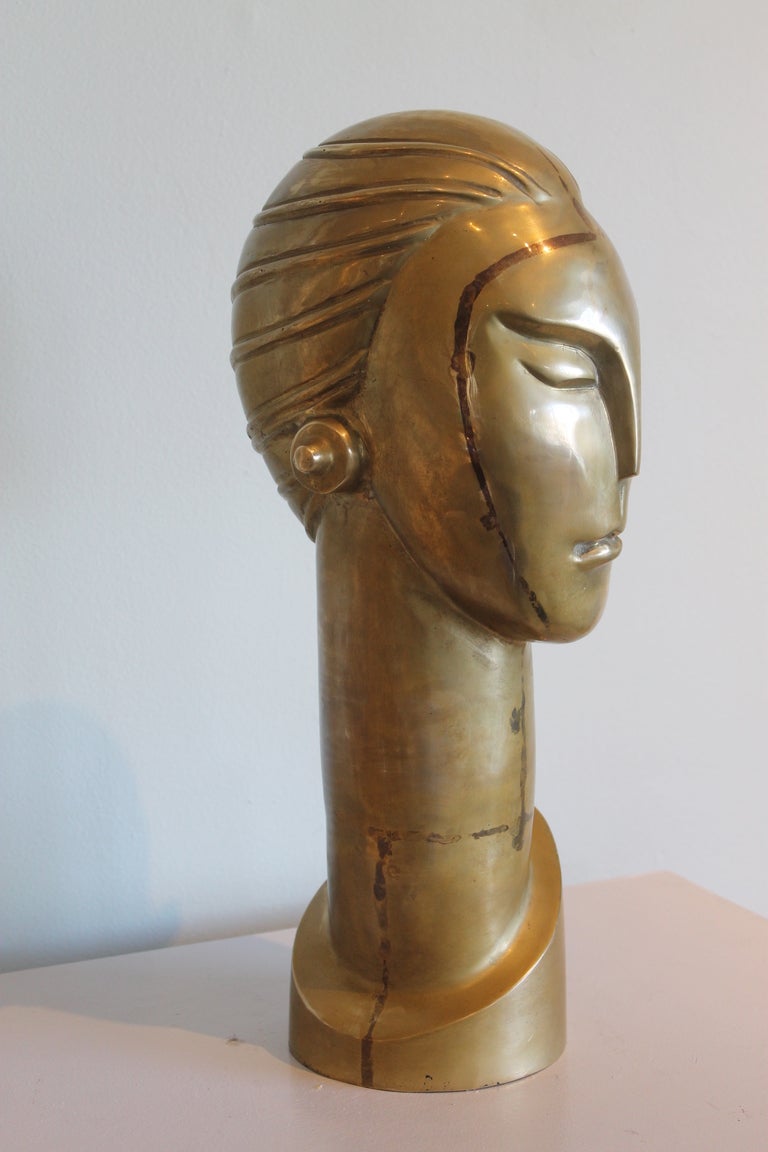 Art Deco Head In Excellent Condition In Palm Springs, CA