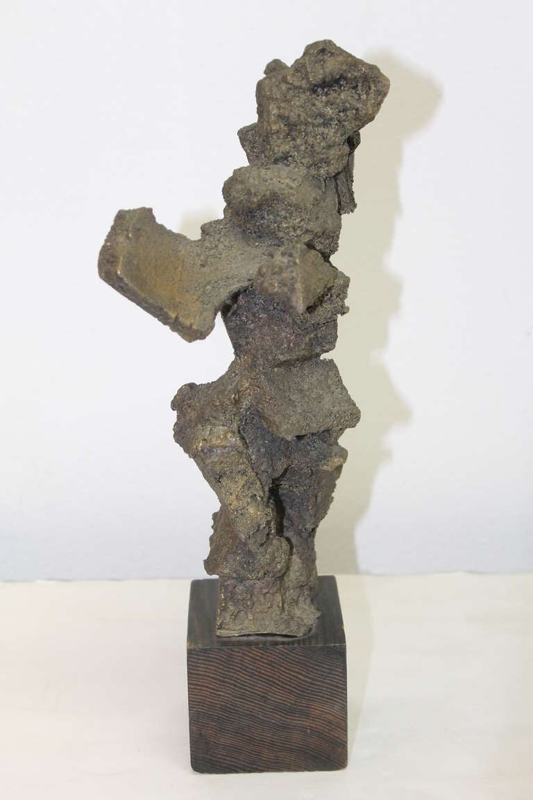 Mid-20th Century Brutalist Bronze Sculpture